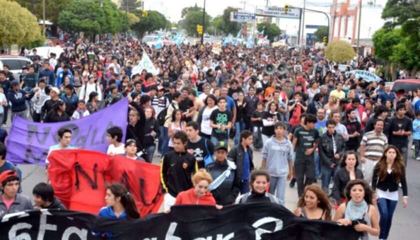 Marcha Chubut no a la Mineria