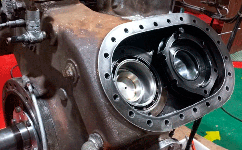 Compresor en reparación 2 Fuente PM Ref