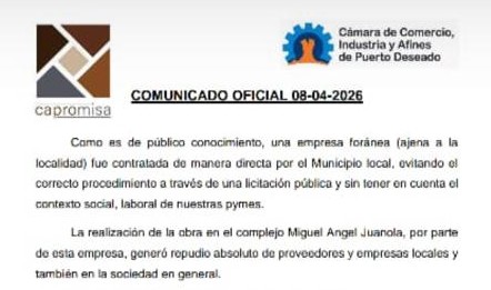 Santa Cruz.  Empresas locales logran imponerse: Cámara de Comercio y CAPROMISA, reescriben las reglas del fideicomiso minero en Puerto Deseado