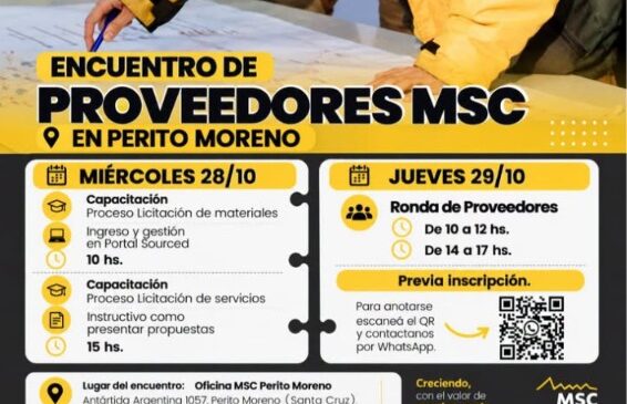 Encuentro de proveedores MSC perito moreno