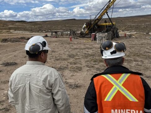 Inspección Secretaria de Minería. Inicio perforaciones proyecto Luna Roja