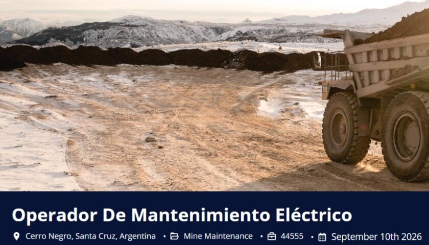 Newmont operador mantenimiento electrico