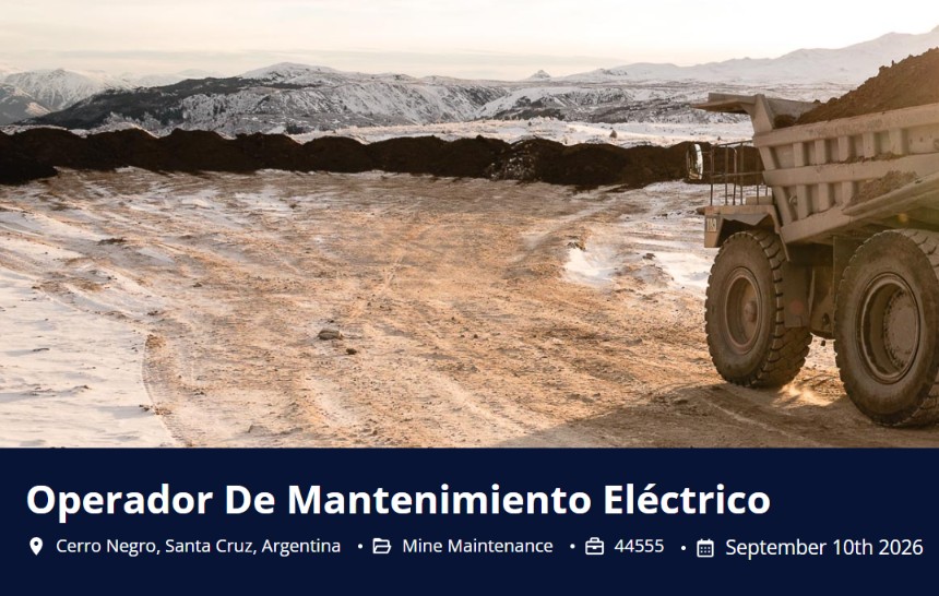 Newmont operador mantenimiento electrico