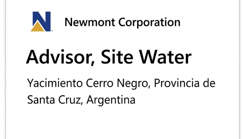 Newmont oportunidad laboral