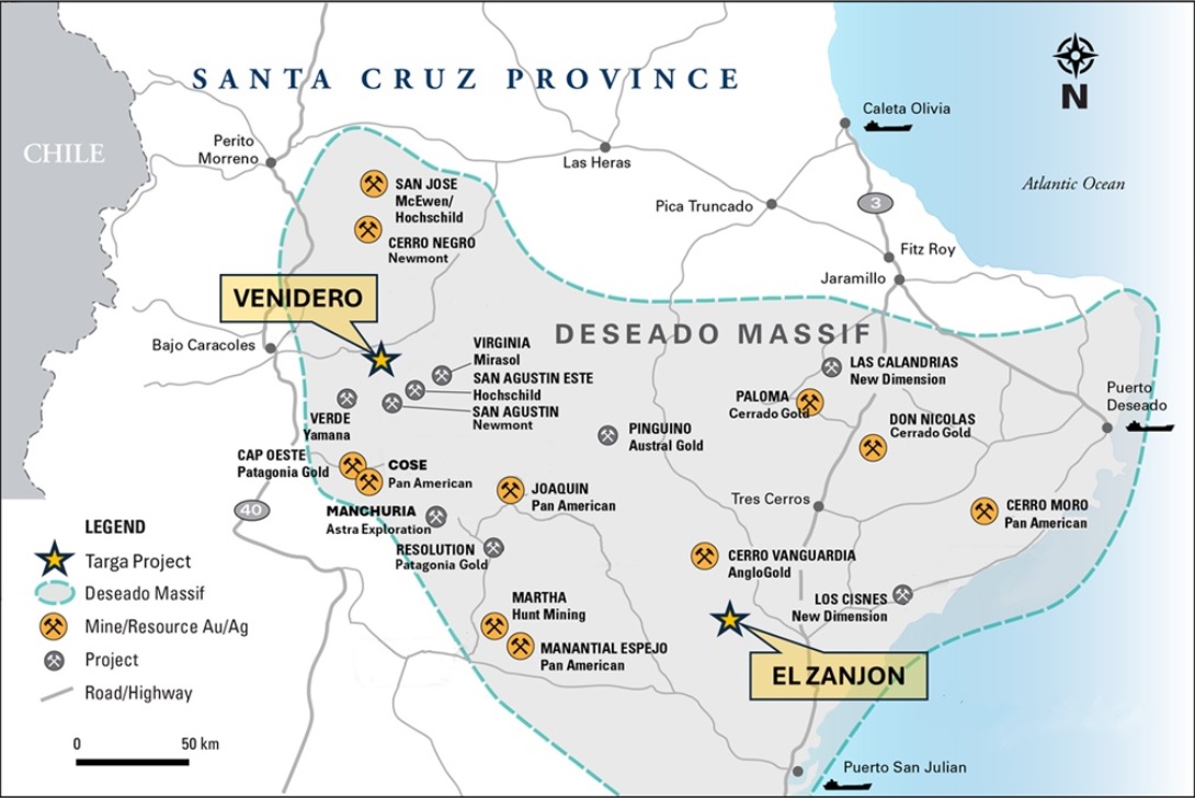 Targa Venidero El zanjon