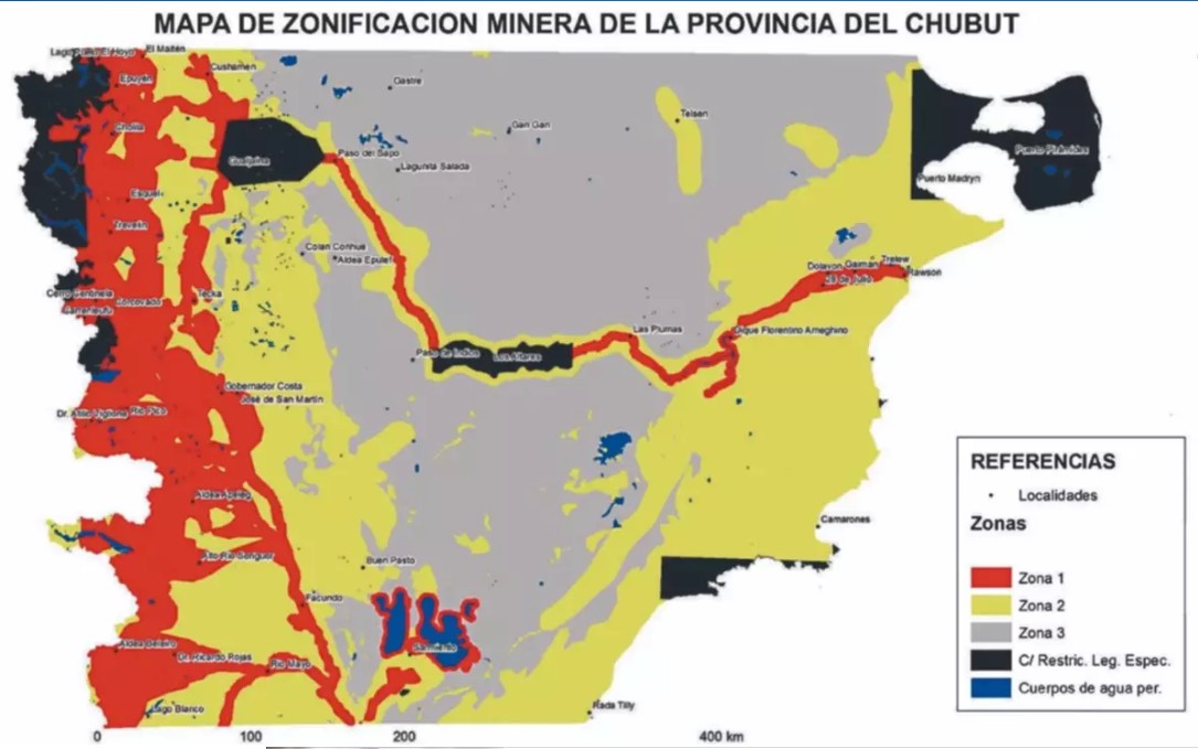 Zonificacion minera chubut