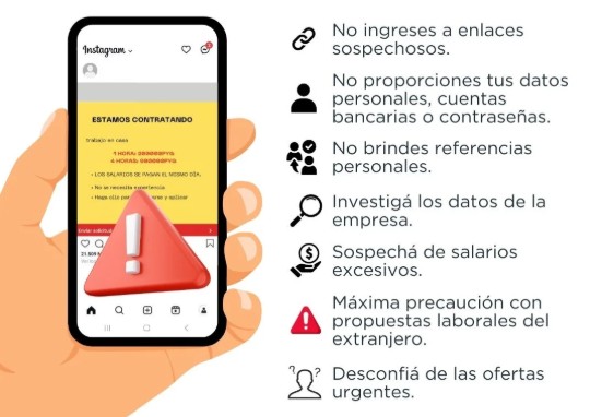 falso trabajo